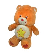 Care Bears Laugh a Lot Bear 2003 13&quot; Star Orange Plush - £8.65 GBP