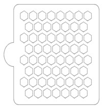Honeycomb Pattern Stencil for Cookies or Cakes USA Made LS9078 - $91.95 MXN