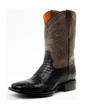 Cody James Men&#39;s Alligator Print Western Boots - Broad Square Toe - £152.91 GBP