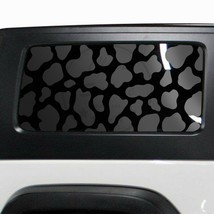 Fits 2 Door 2007-2017 Jeep Wrangler JK Animal Cow Spots Window Decal Sticker - £31.52 GBP