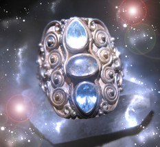 HAUNTED RING ASCENDED MASTERS HEAL, FIX AND REPAIR HIGHEST LIGHT COLLECT MAGICK image 2