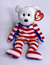 2002 Ty Beanie Baby &quot;Liberty&quot; Retired American Patriotic Bear BB14 - £7.85 GBP