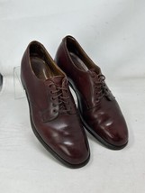BROOKS ENGLISH BROTHERS BROWN LEATHER DRESS OXFORD SHOES Sz 10 - £46.71 GBP