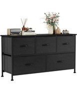 Organizer Storage 5 Compartment Closet MDF Wooden Chest of Drawers For B... - $174.66 CAD+