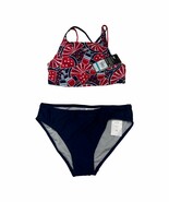 Speedo Bathing Suit Bikini Girls 16 2 Piece Red Blue Watermelon Print US... - €22,48 EUR