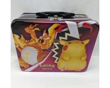 **EMPTY TIN** Pokemon Spring 2020 Collector&#39;s Chest Pikachu Mega Chariza... - $19.24