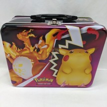 **EMPTY TIN** Pokemon Spring 2020 Collector&#39;s Chest Pikachu Mega Charizard Tin - £15.12 GBP