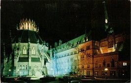 The Library and Parliament Buildings Ottawa Ontario Canada Postcard PC289 - £3.98 GBP