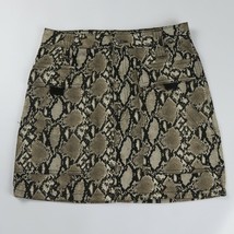 TOPSHOP Animal Python Print Cargo skirt Size 6 - $20.52