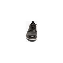 Stacy Adams Sync Plain Toe Elastic Lace Up Sneaker Shoes Leather Black 25662-001 image 6