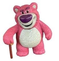 Disney Pixar Toy Story Lotso Huggin Pink Bear Figure Cane Cake Topper 3” - £5.53 GBP