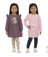 Koala Kids Boys Girls Outfit Purple Multicolor 4-Piece Set Fox Tops Pants - $746.18 MXN