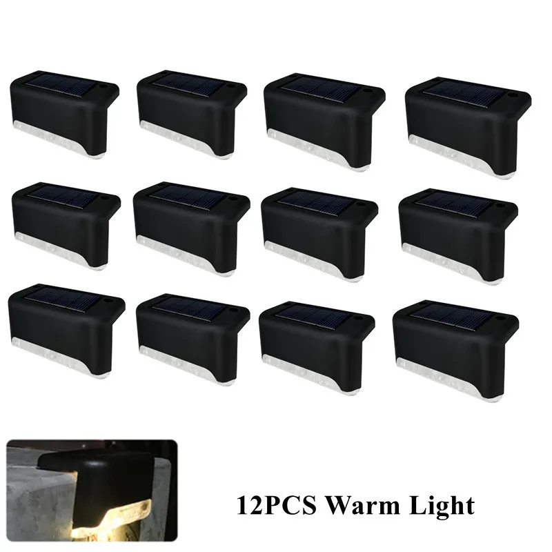 12Pcs LED Wall Light Decoration Solar Waterproof Outdoor Solar Lamps Gar... - £118.66 GBP