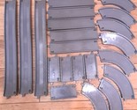 Thomas &amp; Friends Train grey track set slope curve straight Trackmaster M... - $42.00
