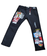 Spark Jeans Premiun Collection Black Stretch Slim Straight 42x32 - $29.99