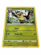 Pokemon Card NM/M Thwackey 012/202 Stage 1 Grass Type 2020 Uncomm - £1.18 GBP