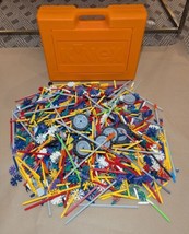 Orange K&#39;NEX Case with Lot of 6.75 lbs of Parts - £17.35 GBP