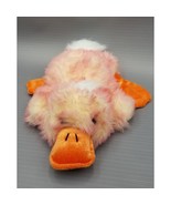 Dan Dee Easter Duck Hand Puppet Pink Orange Stuffed Animal Plush 11&quot; Lon... - $12.22