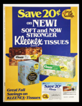 1983 Kleenex Brand Tissues Circular Coupon Advertisement - £14.85 GBP