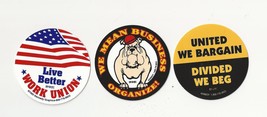 Vintage 90s UNION PRIDE LOCAL LU WORKING CLASS TRADES PRO LABOR STICKER SET - £7.73 GBP