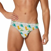 Mondxflaur Dinosaur Swim Briefs Sexy Swimming Trunks Quick Dry Soft Athletic - £15.97 GBP