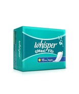 (Pack of 2) Whisper Maxi Fit Sanitary Pads -15 Pads (Regular) Free Shipping - $23.10 CAD