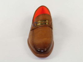 Men's TAYNO Shoes The Caprio C TAYNO Crocodile Print Bit Loafer Cognac image 2
