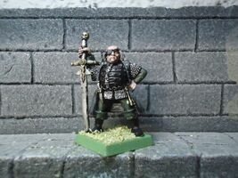 mordheim witch hunter captain with great sword metal painted - $36.20