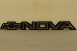 1985-1988 Chevrolet Nova Rear Fender Logo Bowtie Script Emblem OEM - $80.74 MXN