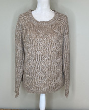 Cloud Chaser NWT Women’s Loose Knit Pullover Sweater Size XL Oatmeal Tan M7 - £15.59 GBP