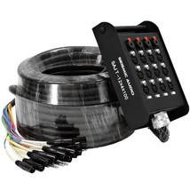 12 Channel 100&#39; Xlr Snake Cable With 1/4&quot; Returns From Seismic Audio,, 12X4X100. - £323.41 GBP