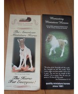 Monastery Miniature Horse Alvarado Texas 2 Brochures - $6.84 CAD