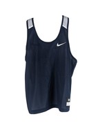 Girls Reversible Athletic Sports Jersey Blue White Nike Tank Top - $256.27 MXN