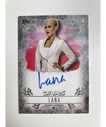 2016 Topps WWE Undisputed Silver Auto Lana SN# 43/50 - £26.45 GBP