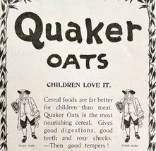 Quaker Oats Cereal 1894 Advertisement Victorian Everybody&#39;s Breakfast AD... - £15.44 GBP