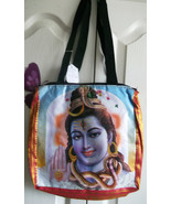 UNISEX UNUSUAL HINDU DEITY CROSSOVER TOTE BAG2- LINED.ZIP FAST 29CM X34C... - £19.11 GBP