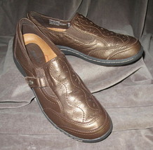 EARTH Women&#39;s Ginseng Slip On Shoe Bronze Calf Leather 7 B - $7.50