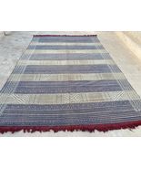 Extra Large Handwoven Tifelt Kilim Rug: Moroccan Berber Wool, 297cm/464cm - $3,500.00