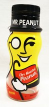 VINTAGE Planters Mr. Peanut Dry Roasted Peanuts Empty Glass Jar - £14.82 GBP