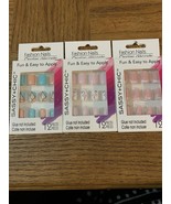 Sassy + Chic Fashion Nails Adult-3 Packs As Shown-Brand New-SHIPS N 24 H... - £15.38 GBP