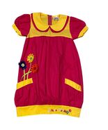 Adorable Spring/Summer Pink/Yellow Bubble Dress Sz 5 Girls - €28,64 EUR