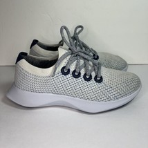 Allbirds Women&#39;s Size 9.5 TD Tree Dasher Running Shoe Sneaker White Blue... - £35.19 GBP