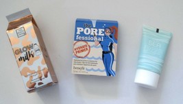 Cosmetic Bundle: Glow Milk Highlighter, Porefessional &amp; Quench Primers - £13.87 GBP