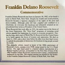 Franklin Delano Roosevelt Stamp Book 100 Year Anniversary Commemorative Set - £11.17 GBP