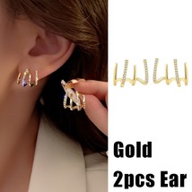 17KM  Butterfly Ear Clips Metal Gold Plated Earring Claw for Women Four-Prong Se - £10.47 GBP