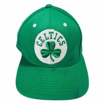 Adidas Boston Celtics Snapback Cap Embroidered Green Hat 4 Leaf Clover Logo - £18.74 GBP