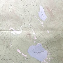 Map Ellis Pond Maine 1968 Topographic Geological Survey 1:24000 27 x 22&quot; TOPO5 - $44.99