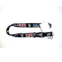 MLB San Diego Padres Baseball Official Merch USA Lanyard Keychain Stars Stripes - $11.64