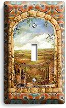 Italian Tuscan Country Stone Arch Window 1 Gang Light Switch Plate Kitchen Decor - £8.78 GBP