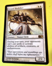 Grand Abolisher Magic the Gathering card x1 mtg commander 2012 tcg white cleric - $13.07